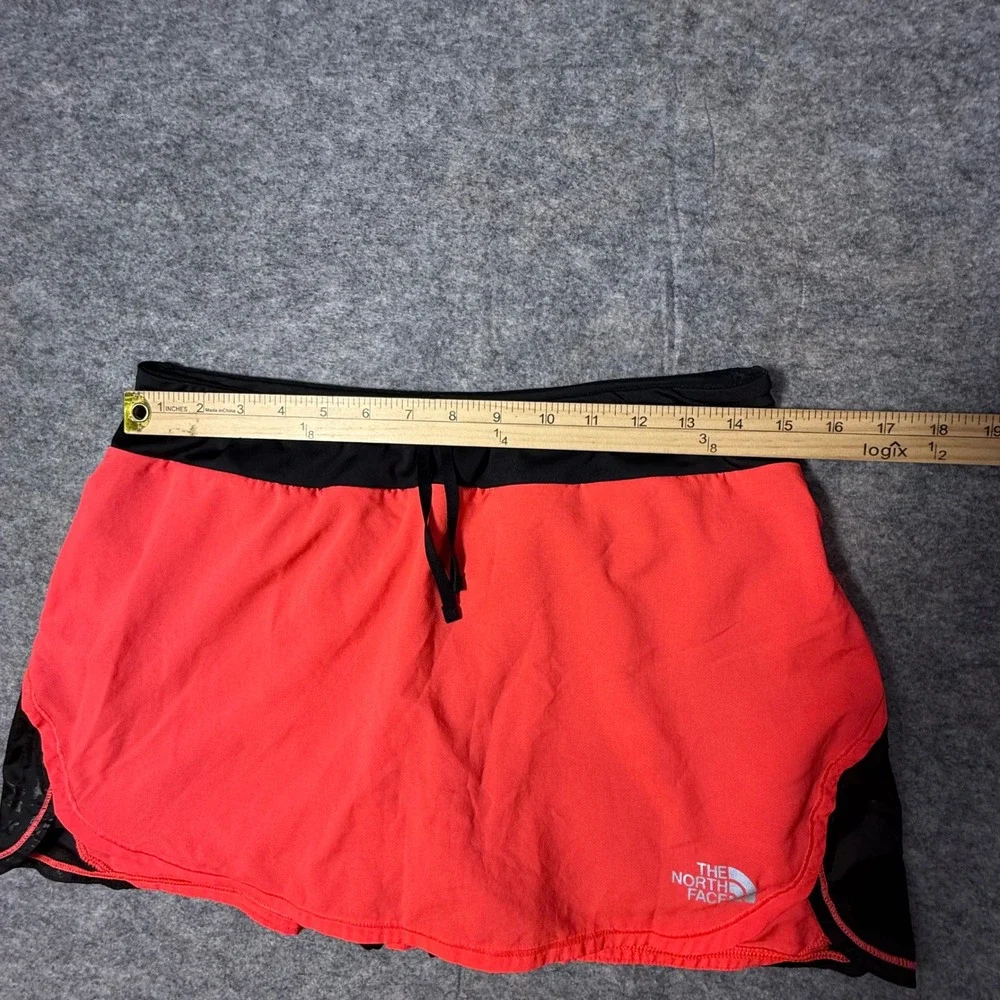 The North Face Better Than Naked Women Skort M Orange Black Running Skirt